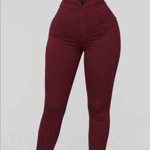 High Waisted Fashion Nova Skinny Jeans